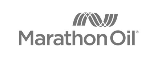 Marathon Oil logo, monochrome