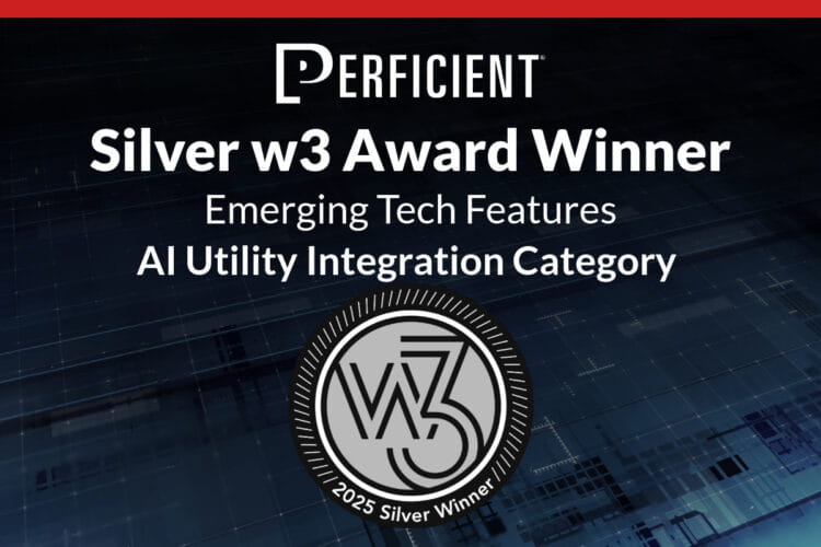 Perficient wins silver w3 award for emerging tech features: AI utility integration category