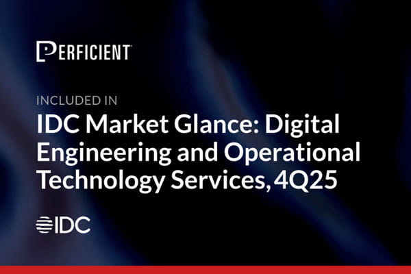 Perficient included in IDC Market Glance: Digital Engineering and Operational Technology Services, 4Q25