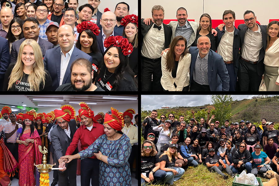 Perficient colleagues around the world