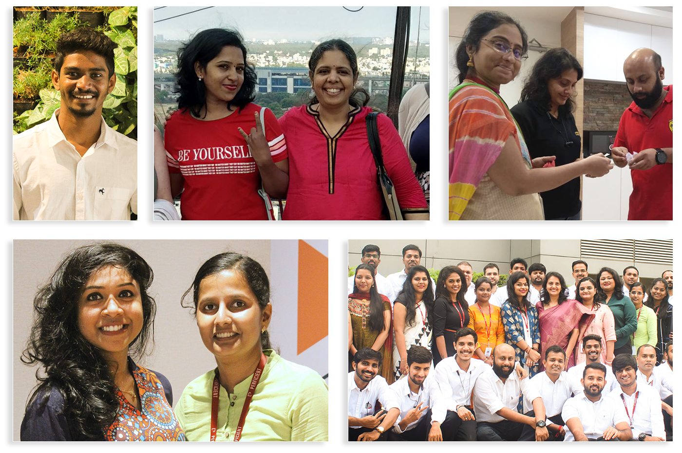 A collage of Perficient colleagues from India