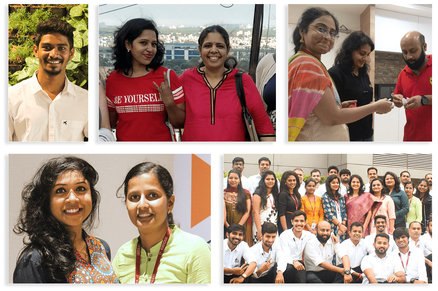 A collage of Perficient colleagues from India