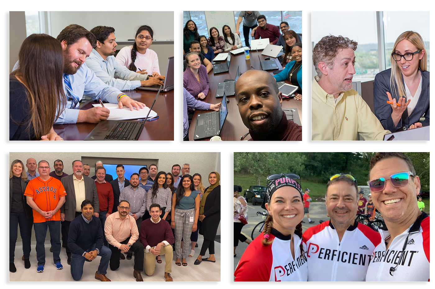 A collage of Perficient colleagues from our North America offices