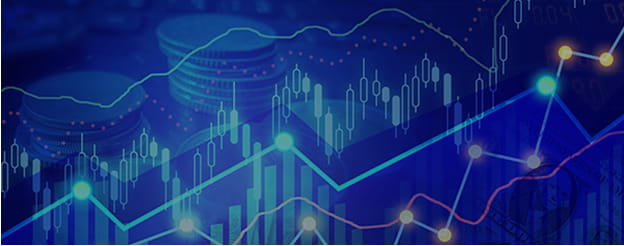 Abstract of data points and graphs