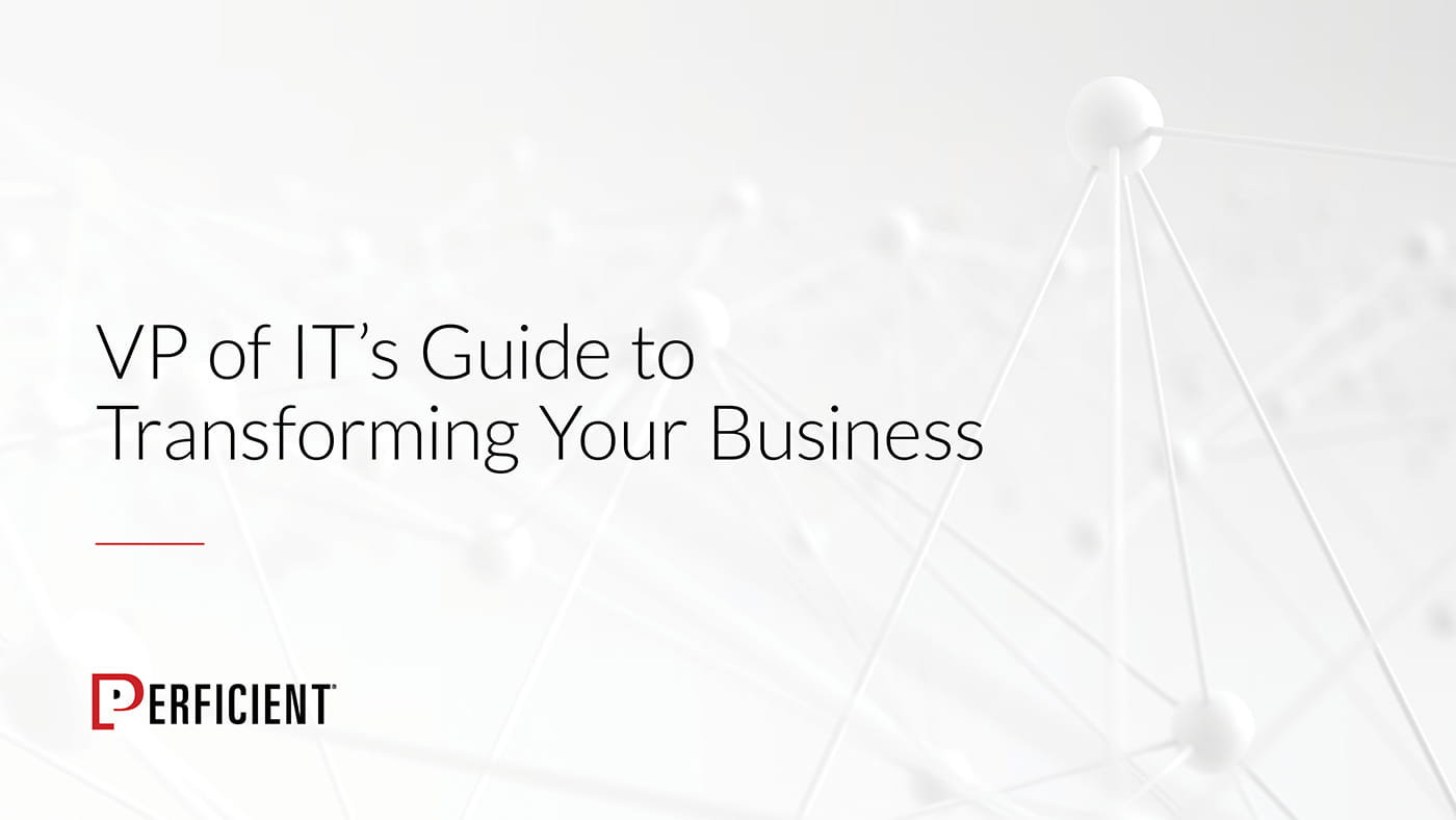 VP of IT's Guide to Transforming Your Business, guide cover.