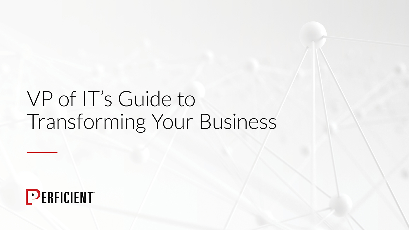 VP of IT's Guide to Transforming Your Business, guide cover.