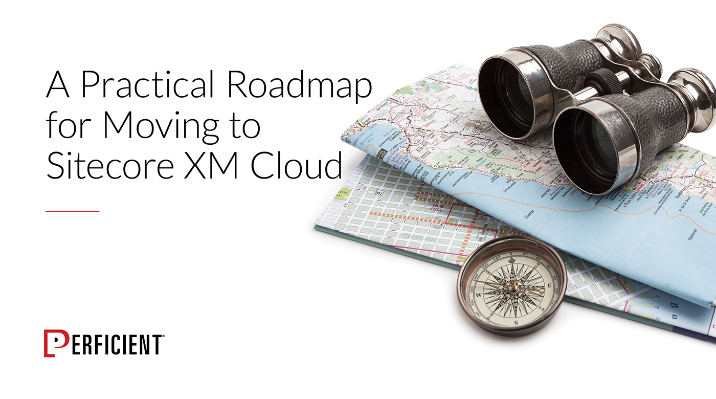 A Practical Roadmap for Moving to Sitecore XM Cloud, guide cover.