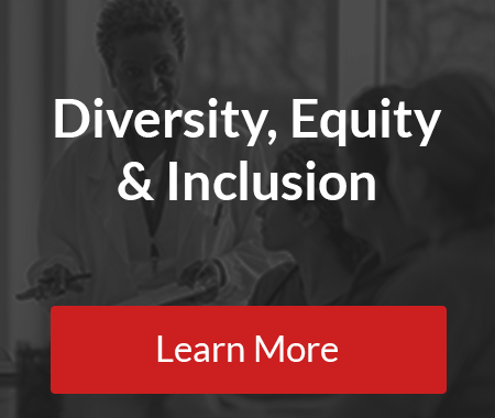 Diversity, Equity and Inclusion in healthcare image card with button
