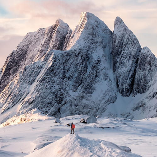 Snowy mountains