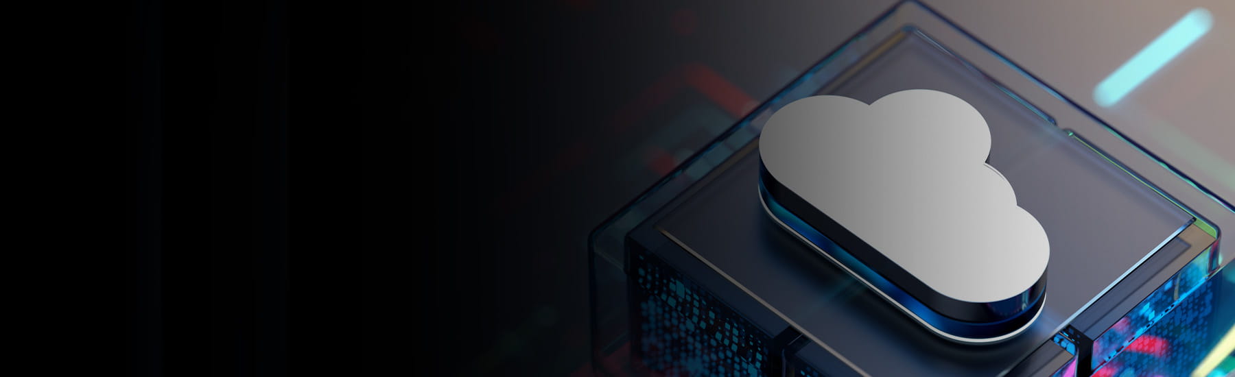 Cloud on a computer chip.