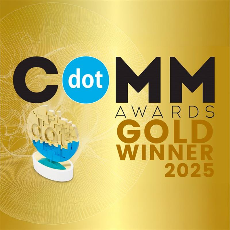 2025 dotCOMM Awards gold winner