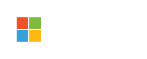 Microsoft full color on dark logo