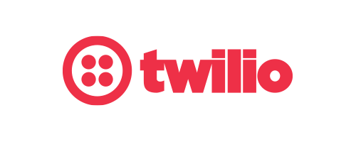 Twilio full color on dark logo