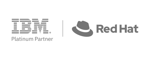 IBM RedHat monochrome logo