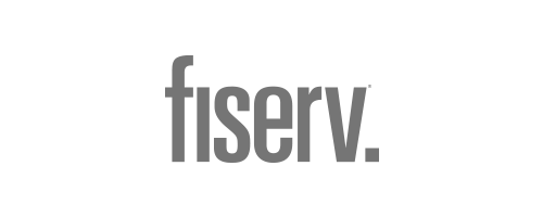 Fiserv logo, monochrome