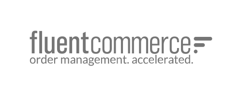Fluent Commerce Logo, monochrome