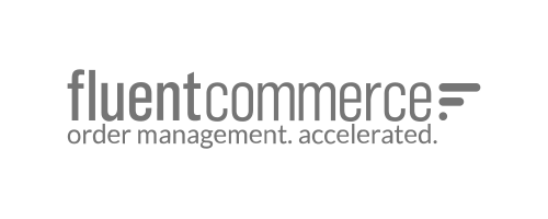 Fluent Commerce Logo, monochrome