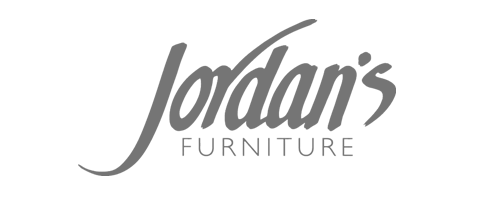 Jordan's Furniture Logo, monochrome