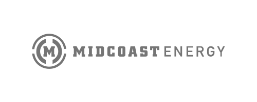 Midcoast Energy Logo, monochrome