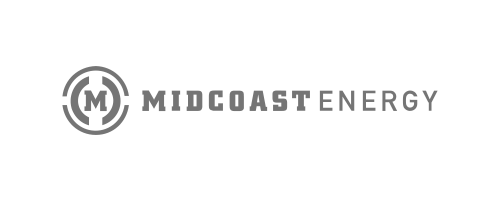 Midcoast Energy Logo, monochrome