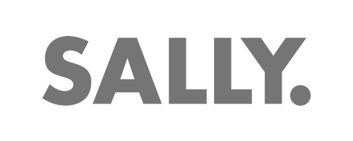 Sally Logo, monochrome