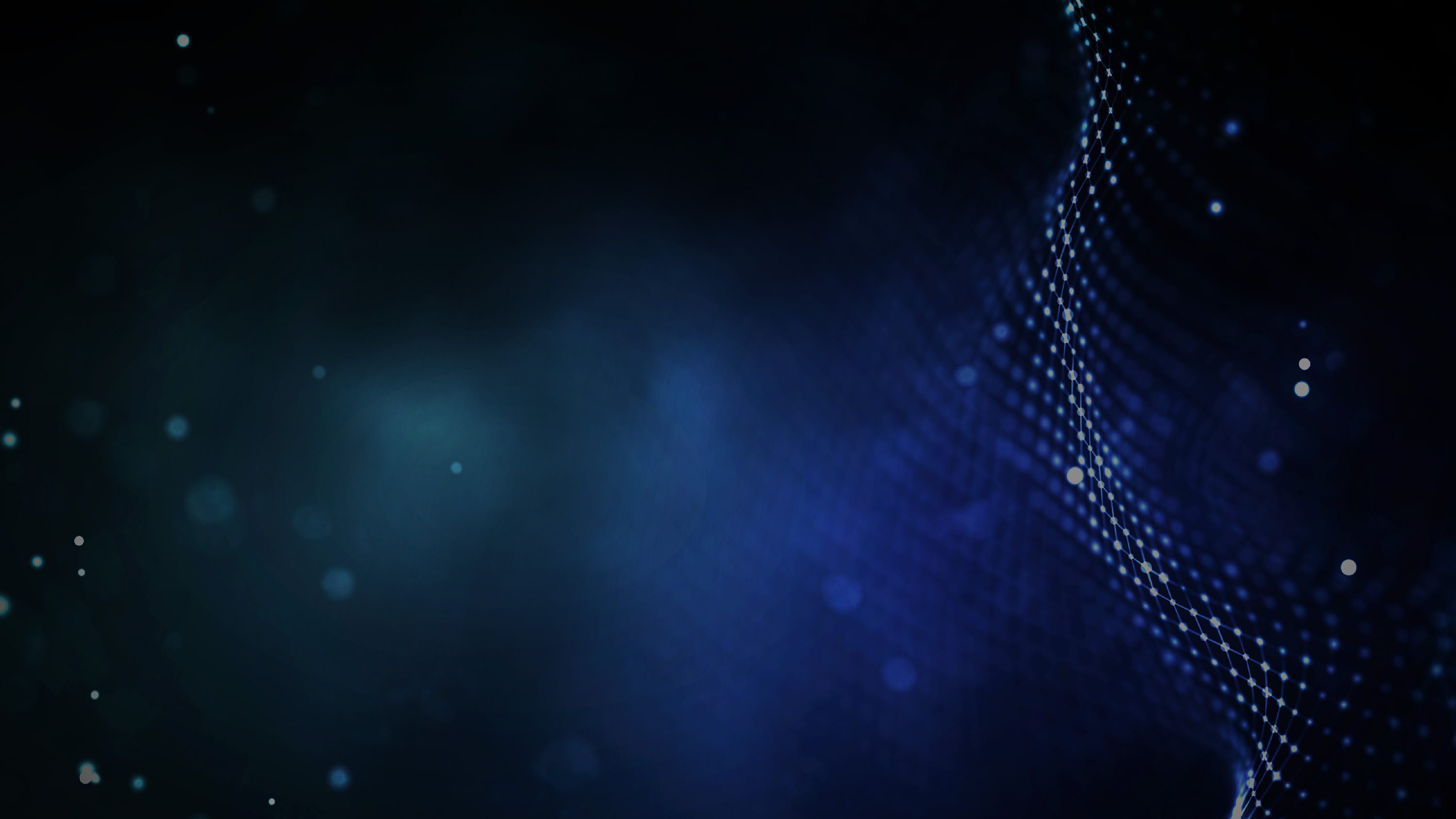 Abstract blue waveforms.