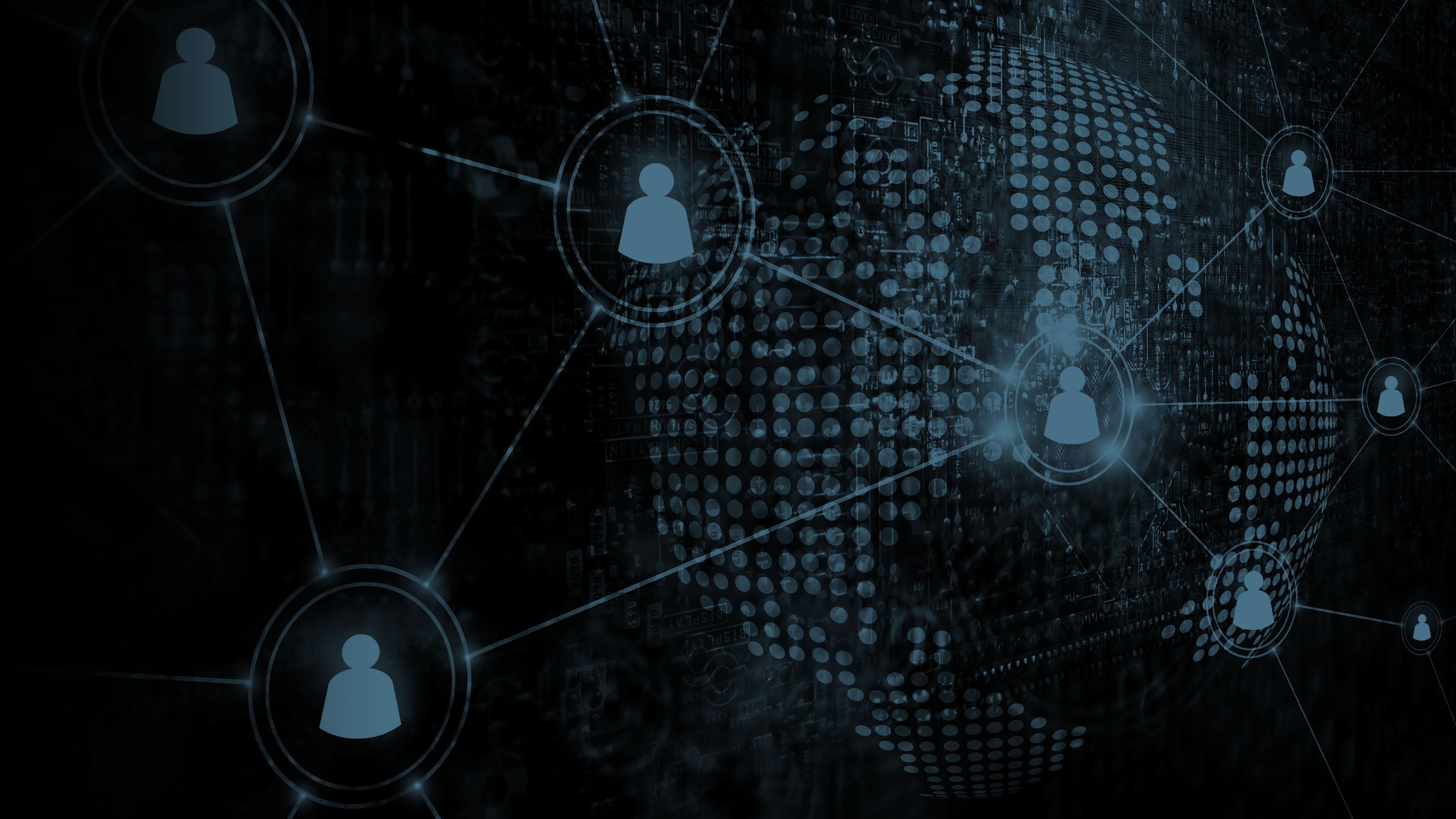 Cyber security on global network, information technology security services on internet,