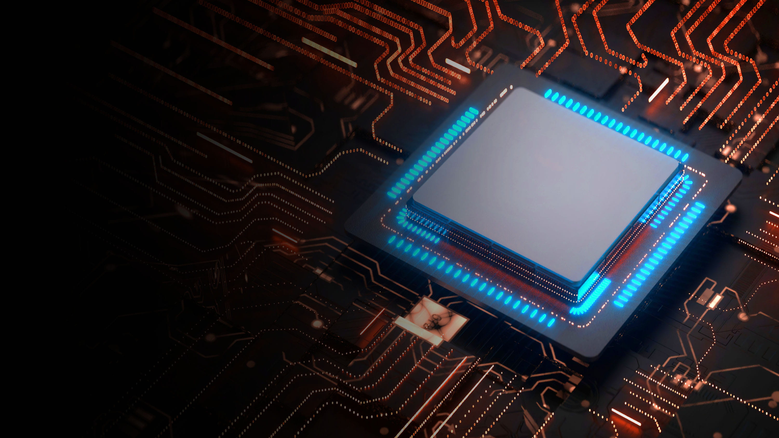 Data chip gradient background image.