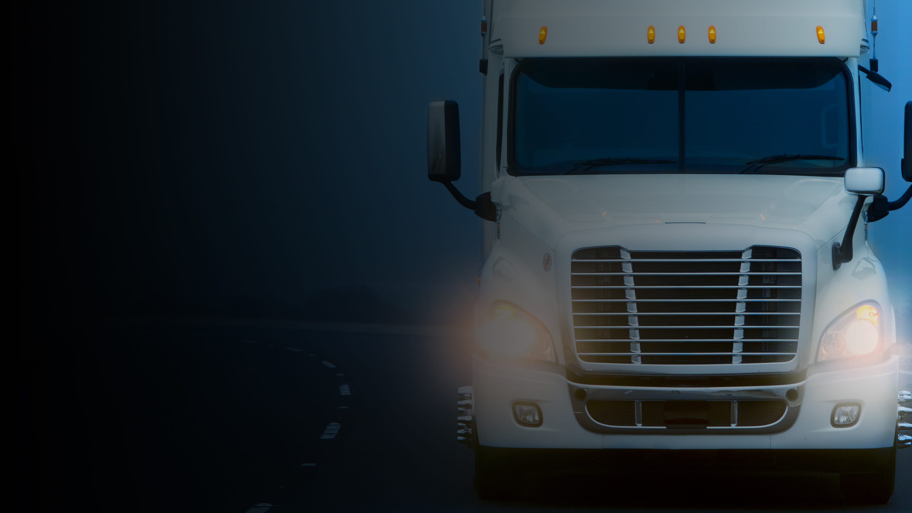 Gradient hero image of a truck