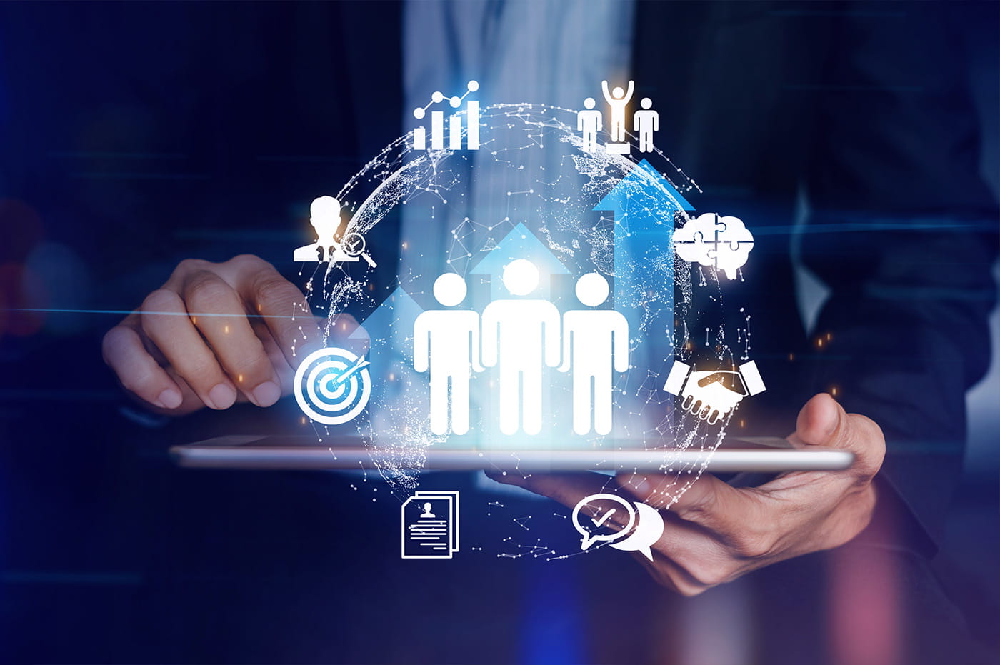 abstract pixelated planet