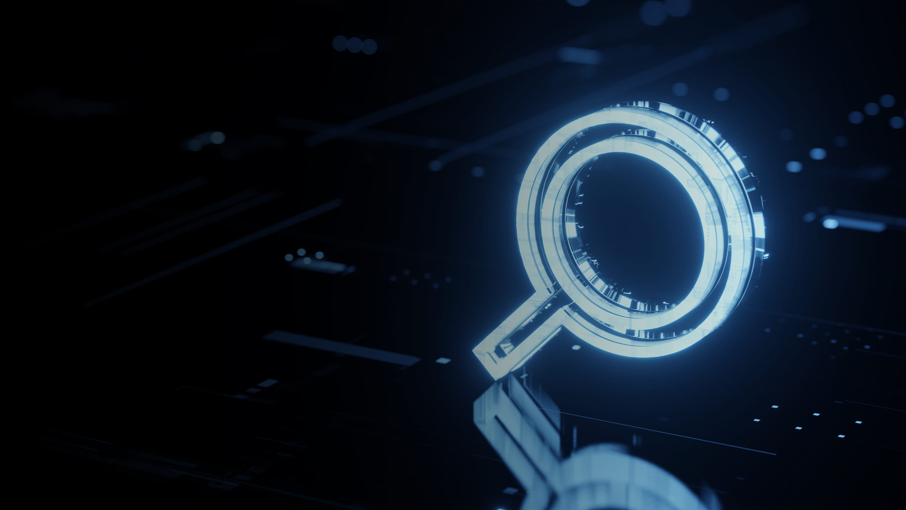 Magnifying glass background