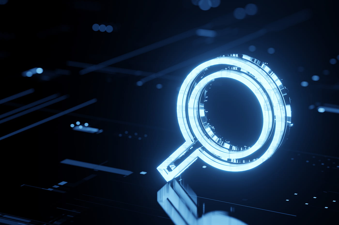 Magnifying glass background