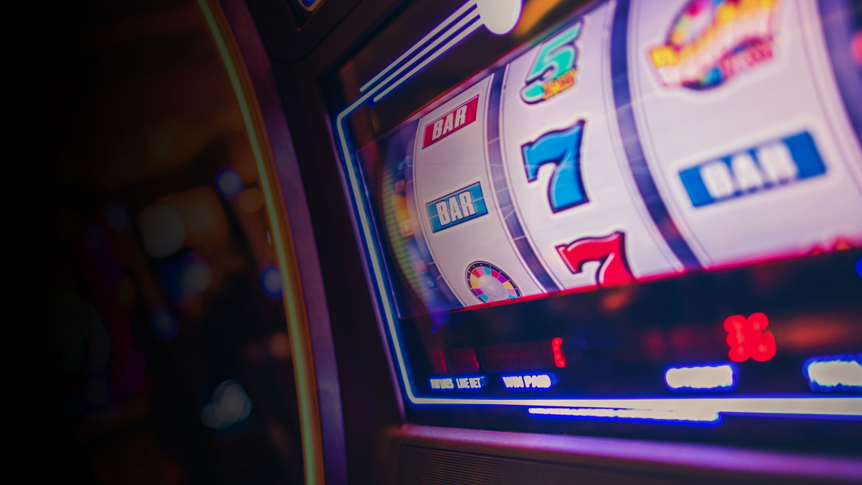 Casino slot machine.