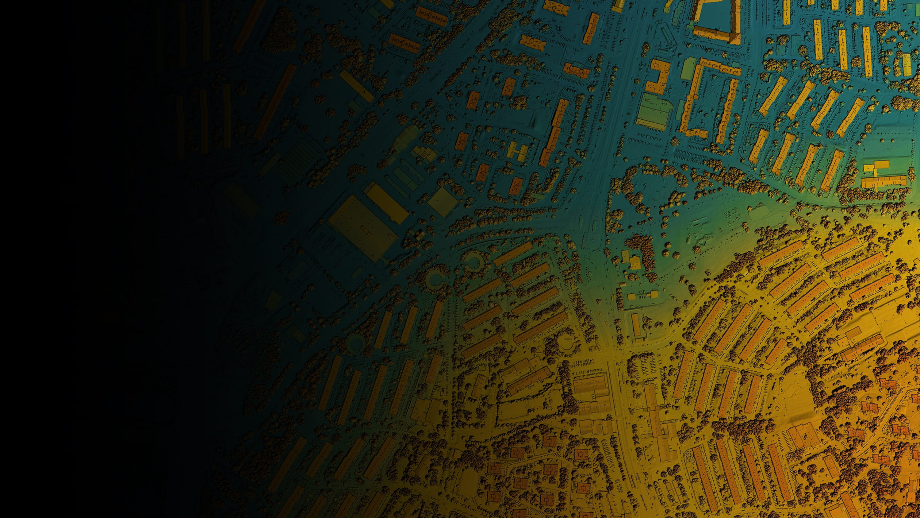 Abstract colorful satellite view image