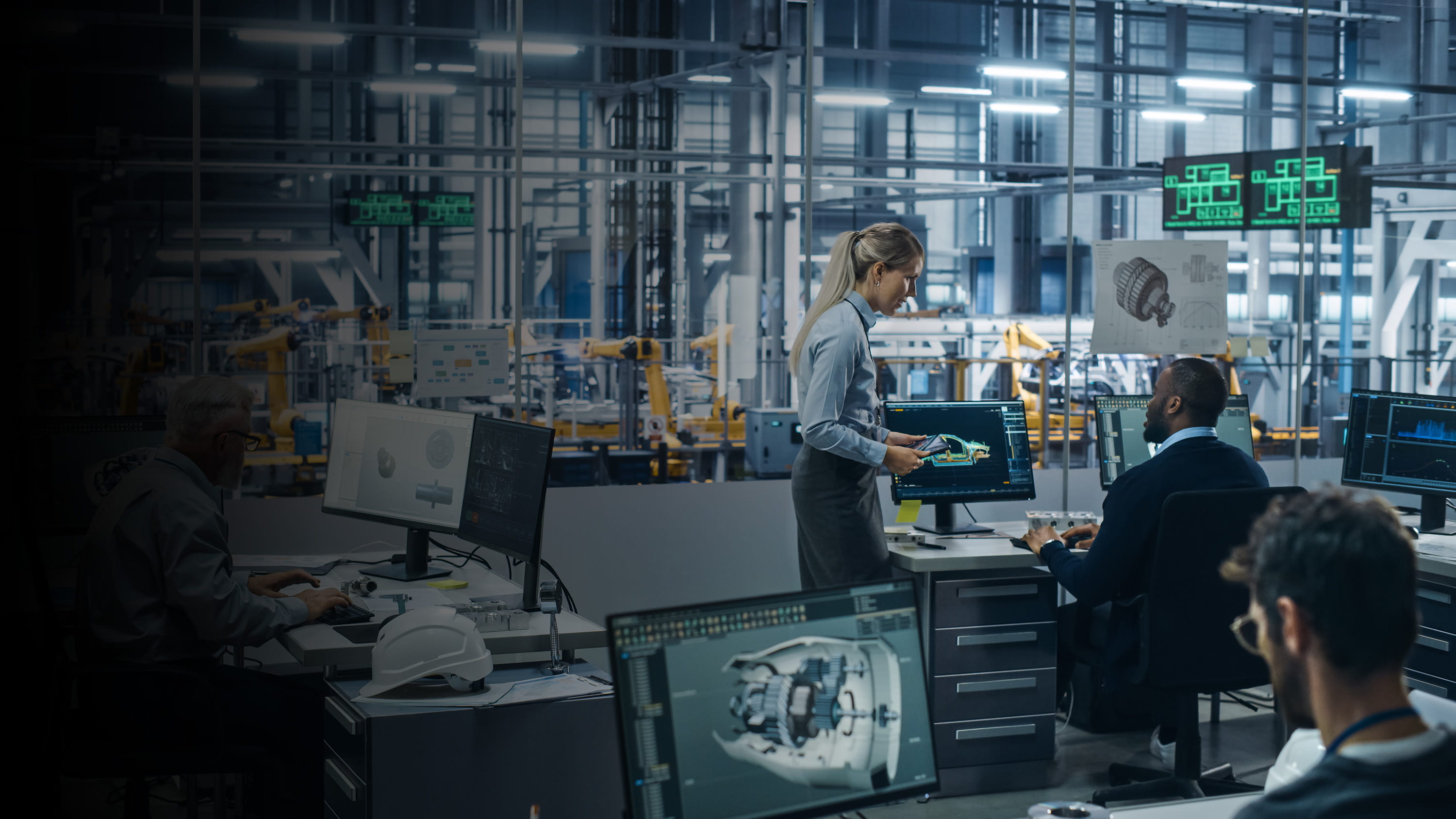 Car building tech lab