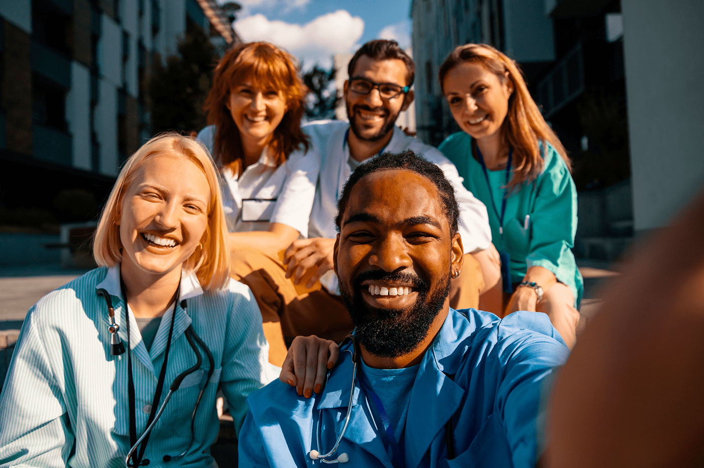 A group of healthcare workers.