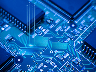 Glowing gears and circuits