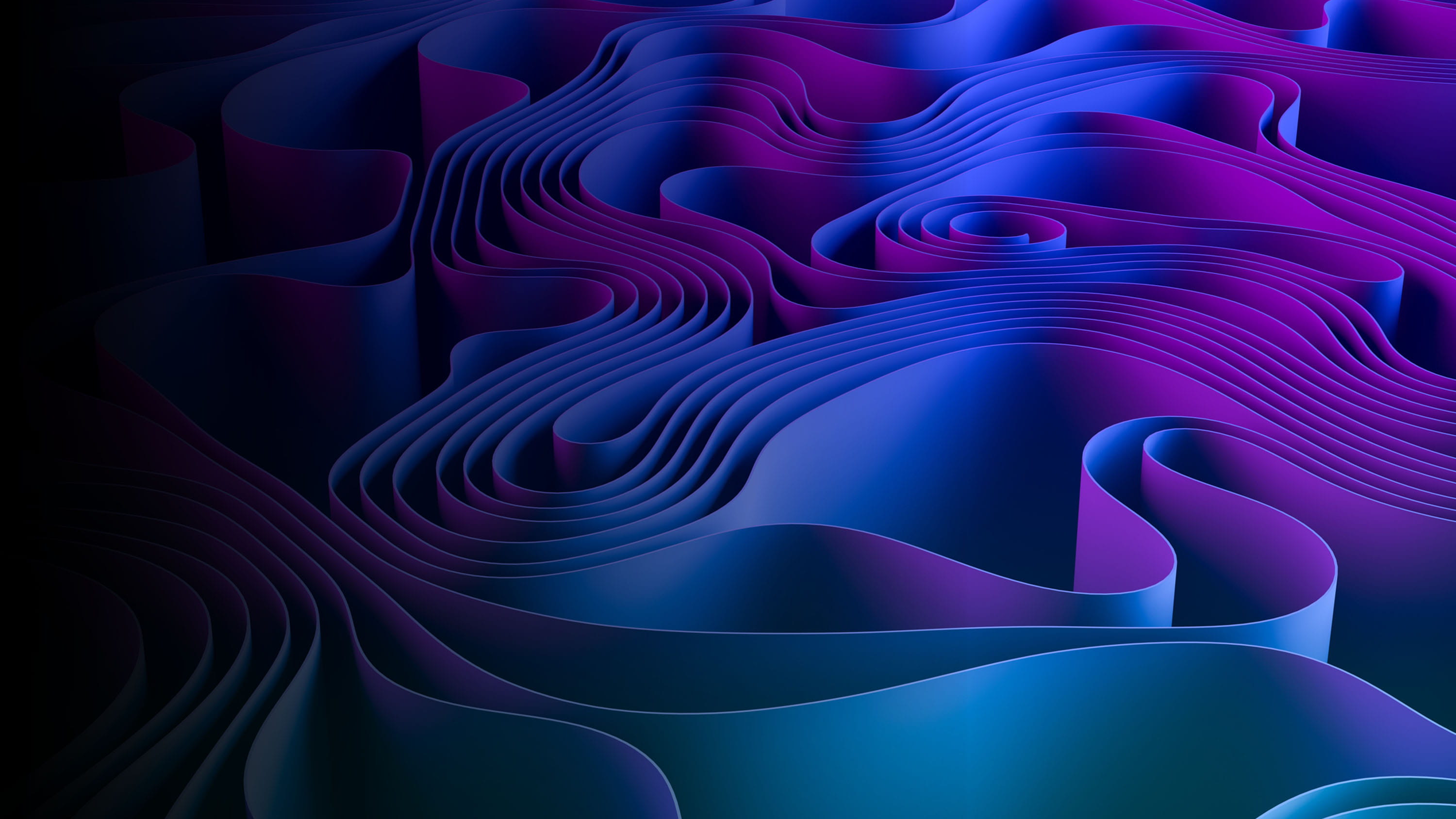 Abstract waves background image.
