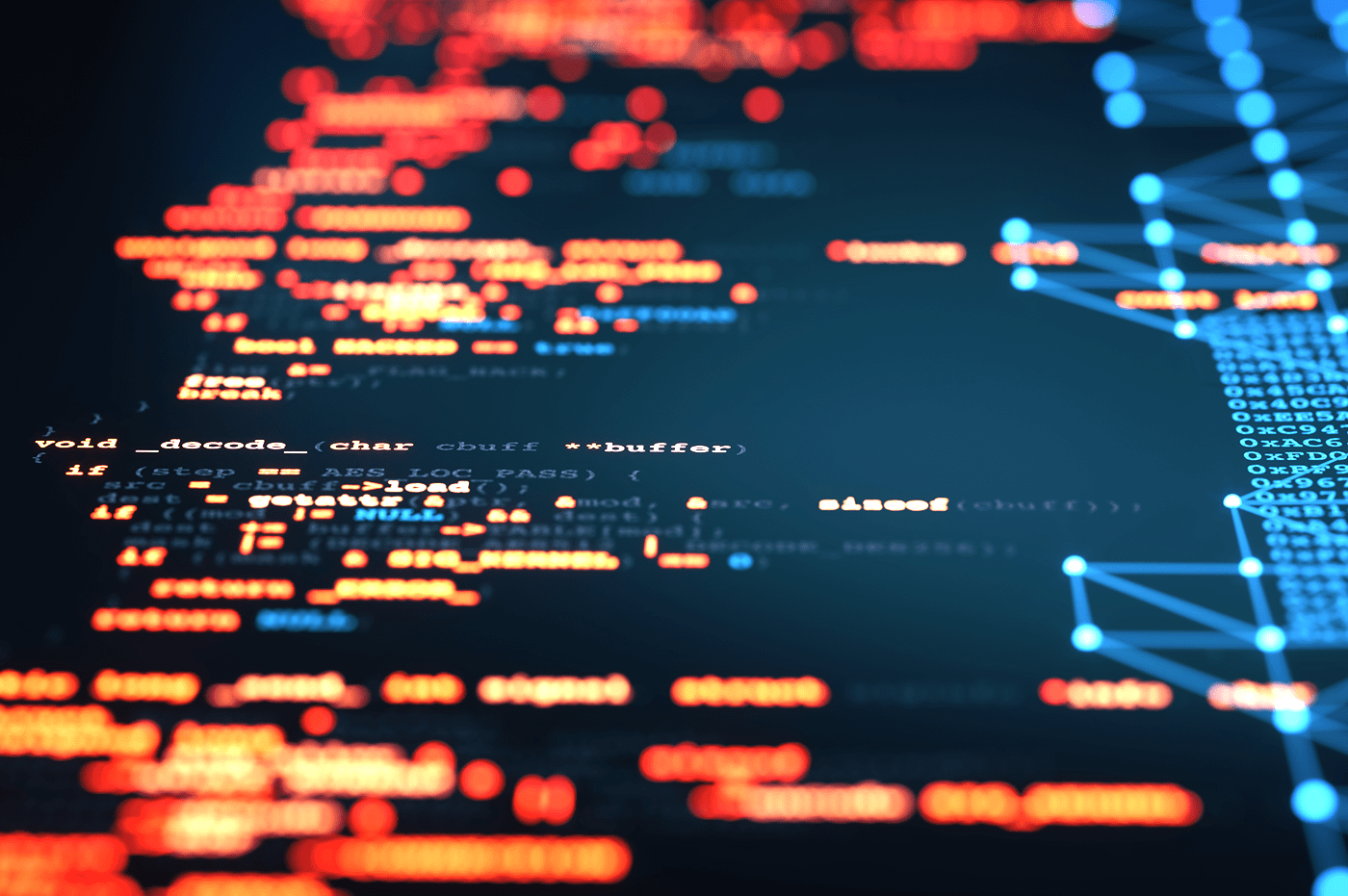 Abstract digital data concept.