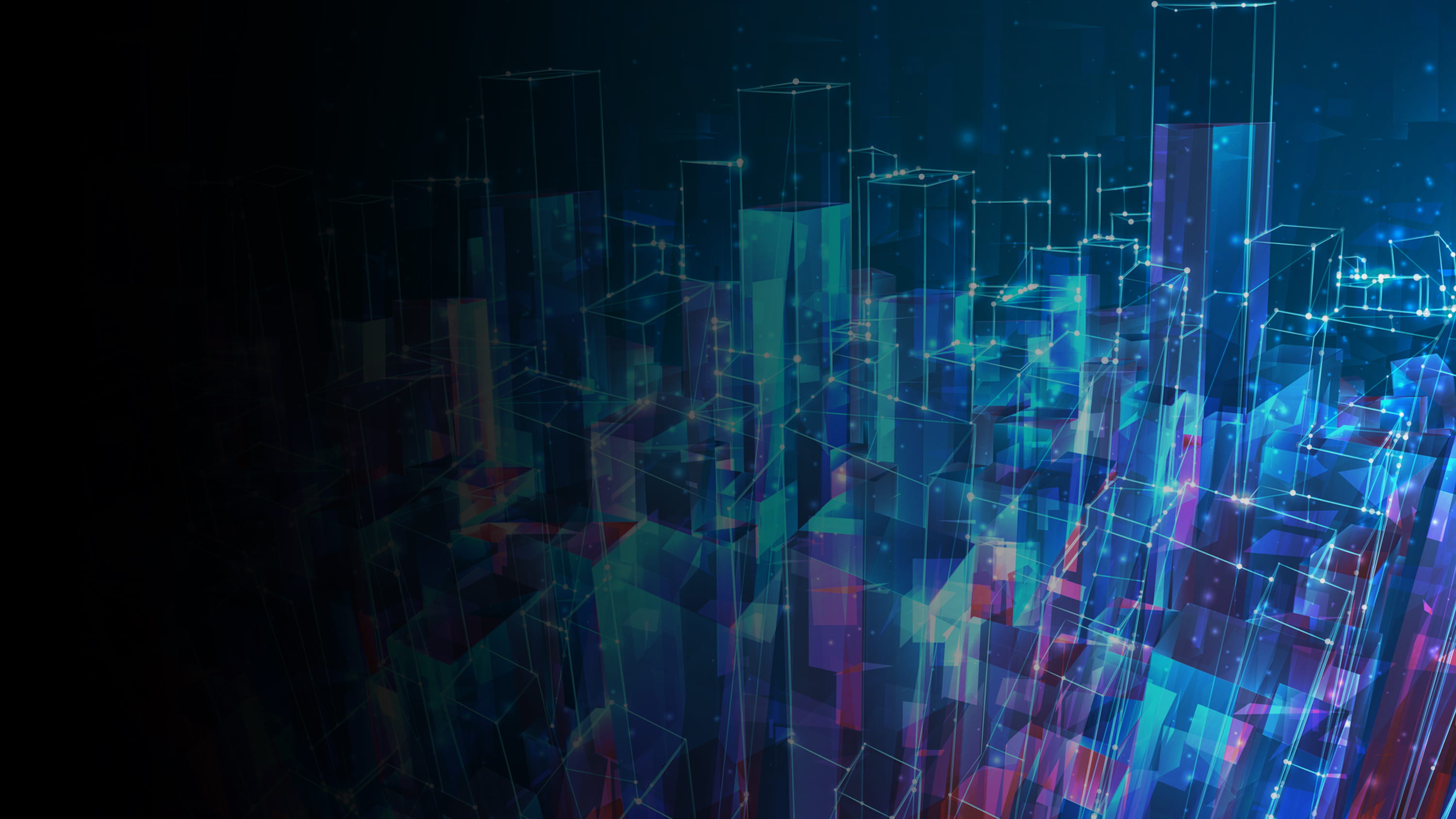 Data architecture conceptual imagery.