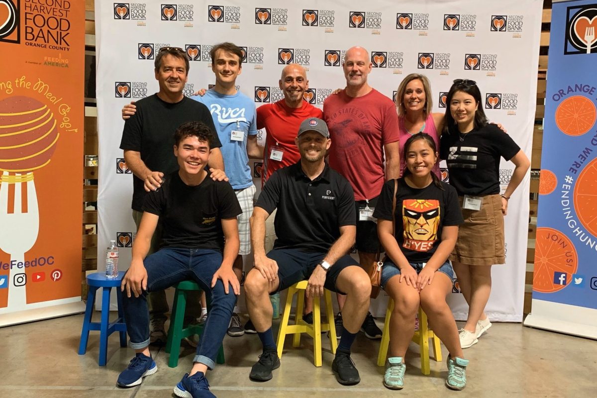 The Perficient team in Southern California volunteering at Second Harvest Food Bank of Orange County