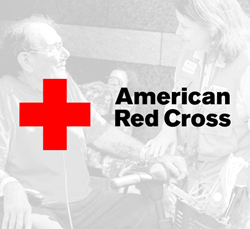 American Red Cross logo tile.