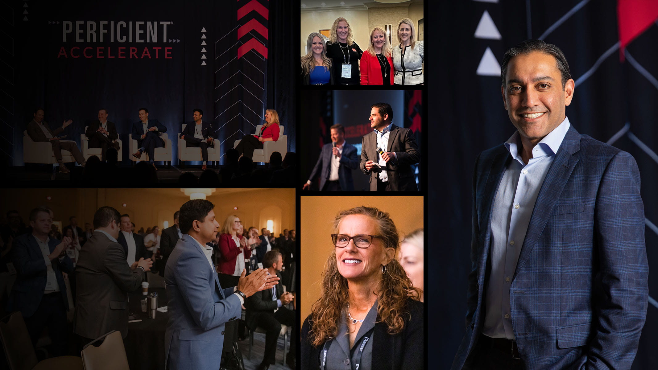 Members of Perficient leadership including Yusuf Tayob, Perficient CEO.