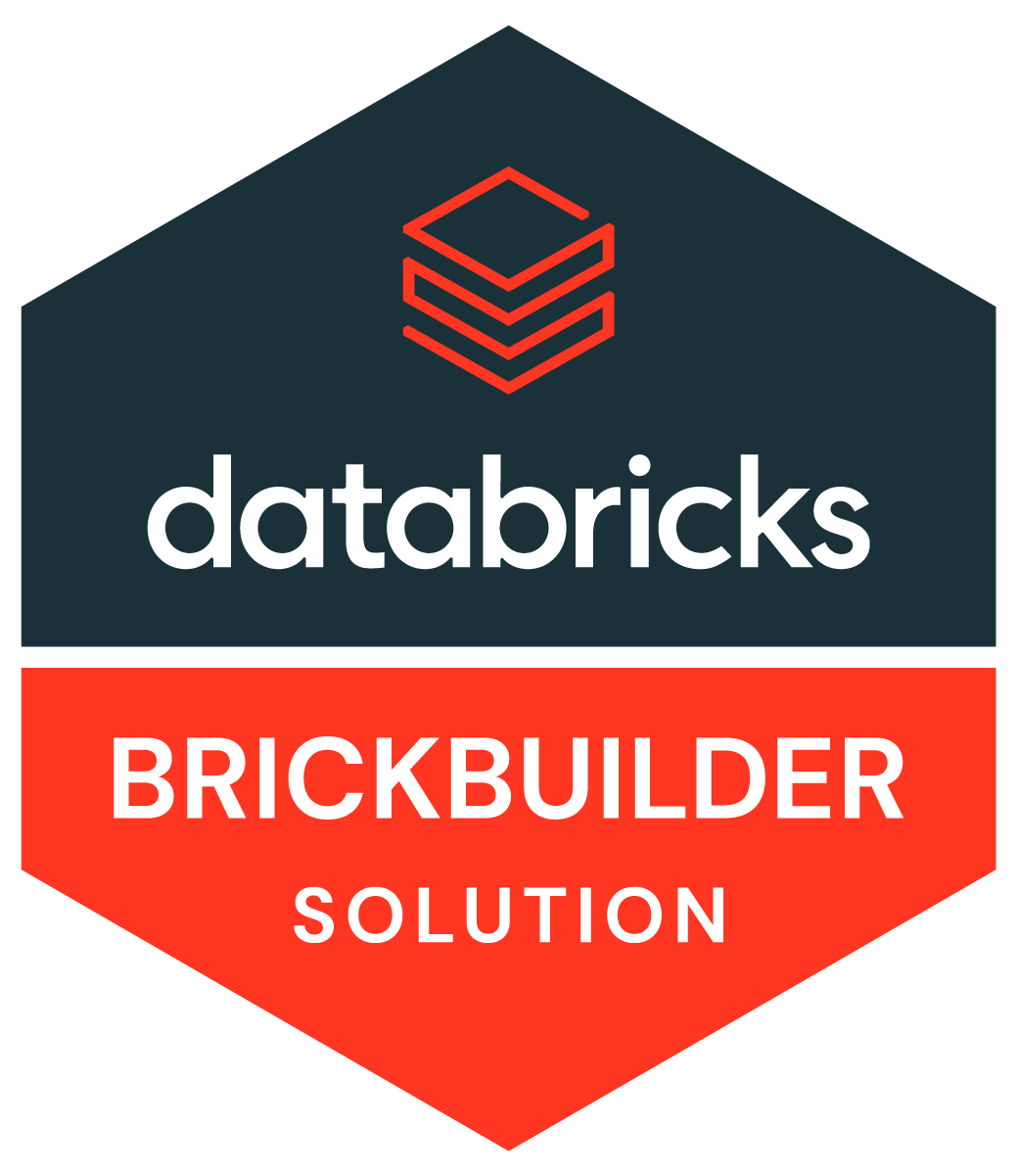 Databricks Brickbuilder solution badge.