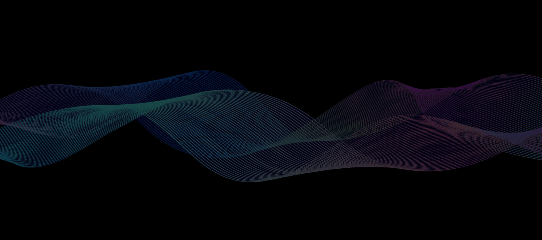 Blue and purple technical waves