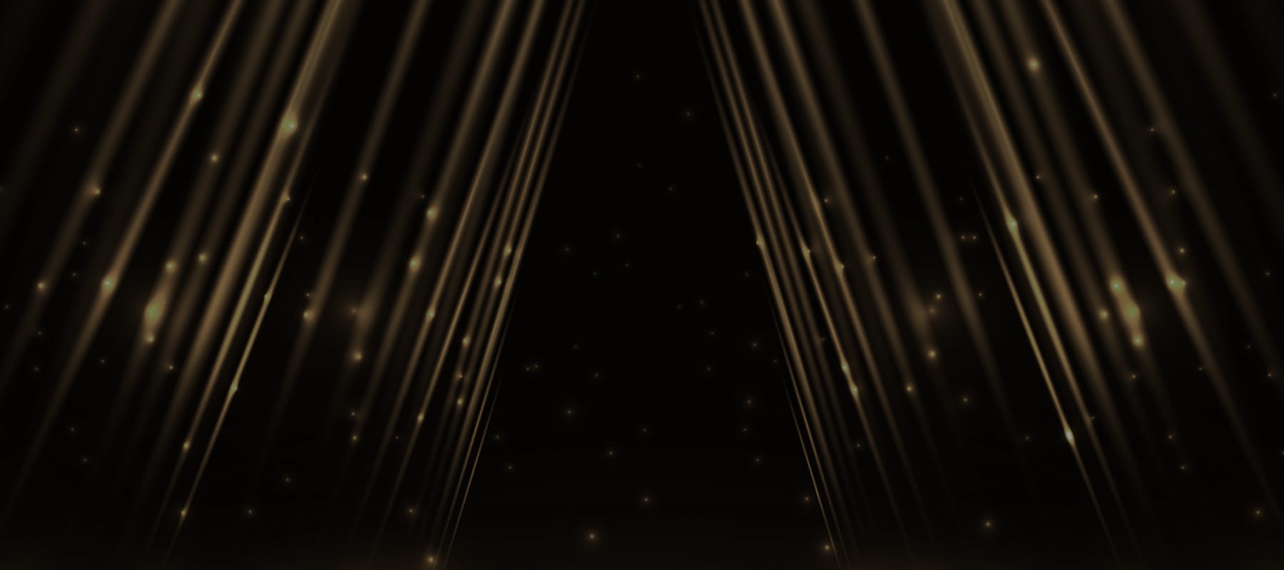 black and gold light streams